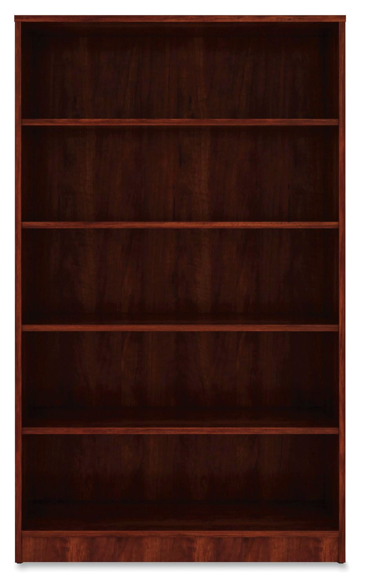 Image for Lorell Laminate 5 Shelf Bookcase, 36 x 12 x 60 Inches, Cherry from School Specialty