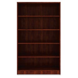 Image for Lorell Laminate 5 Shelf Bookcase, 36 x 12 x 60 Inches, Cherry from School Specialty