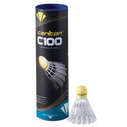 Image for Carlton C100 Shuttlecocks, White, Set of 6 from School Specialty