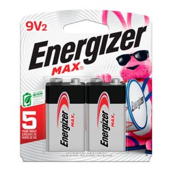 Energizer MAX Alkaline 9V Batteries, Pack of 2 2133740