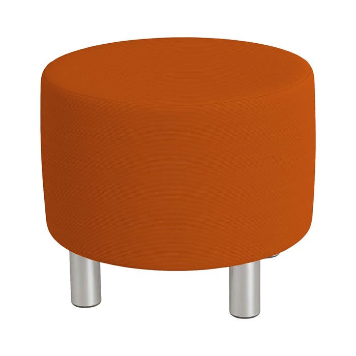 MooreCo Morris Soft Seating Stool, Round