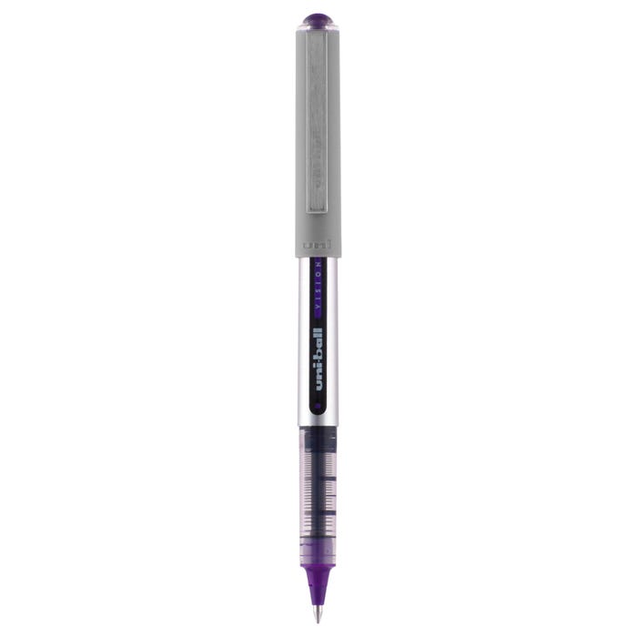 uniball Vision Stick Roller Ball Pen, 0.7 mm Fine Tip, Majestic Purple
