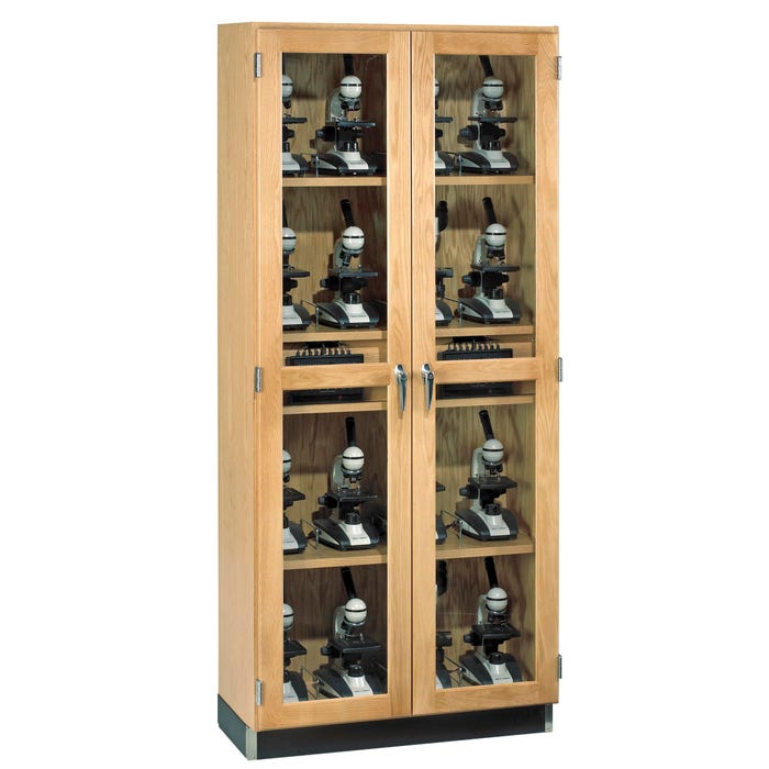 Diversified Spaces Microscope Storage Case, Holds 20 Microscopes, 36 x 16 x 84 Inches