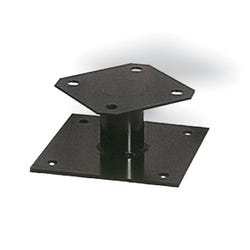 Ultra Site In Ground Mounting Kit for Trash Receptacle, 32 Gallon, Black, Item Number 1287812