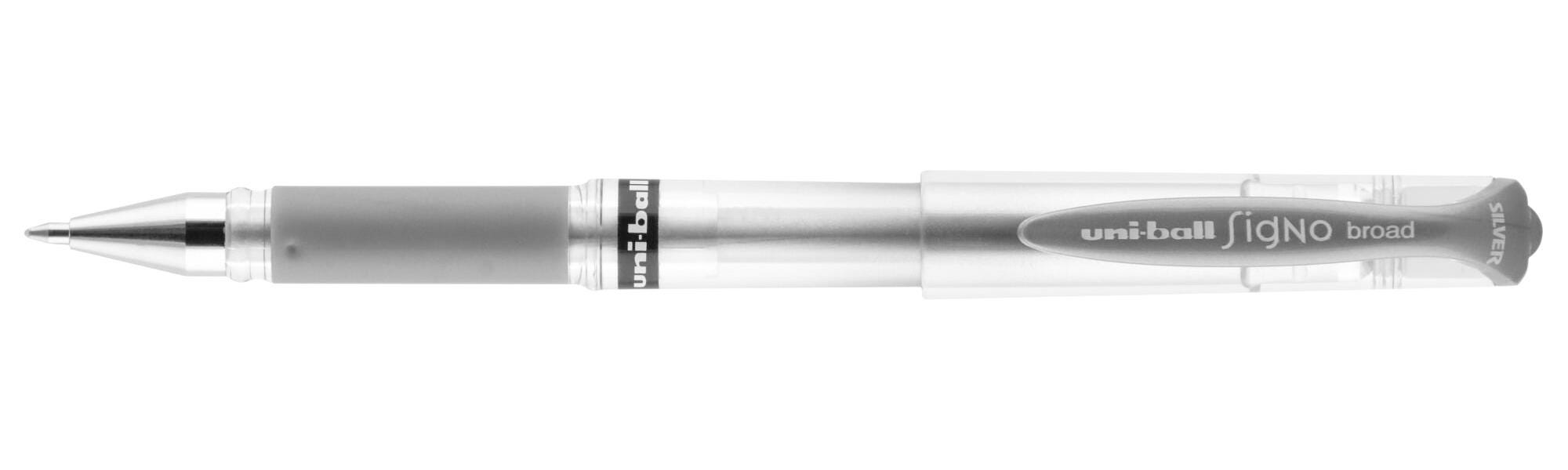 Image for uniball 207 Impact Stick Gel Pen, 1.0 mm Bold Tip, Metallic Silver from School Specialty