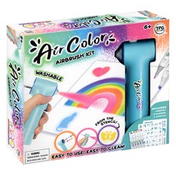 The Pencil Grip Inc Air Color Airbrush Kit, 14 Pieces