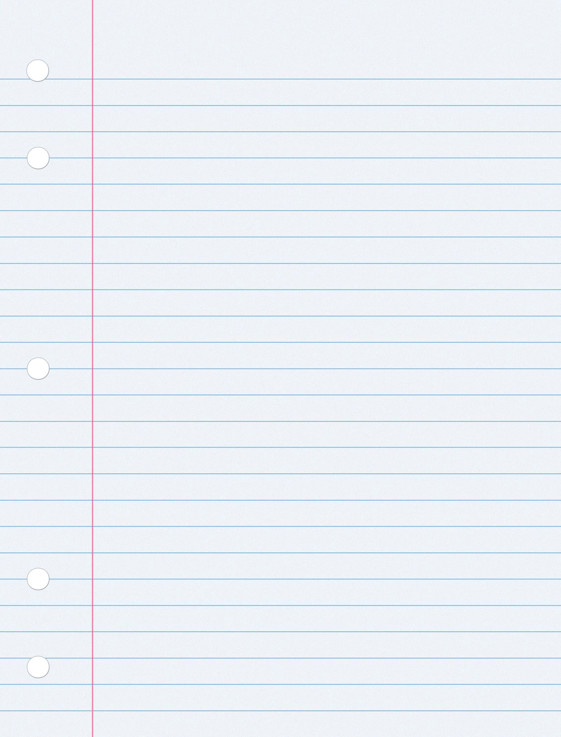 Notebook, Loose Leaf, & Filler Paper