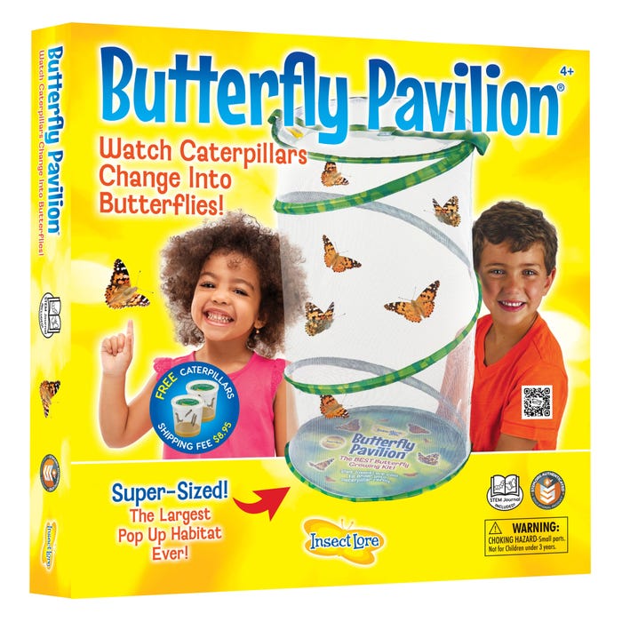 Insect Lore Butterfly Pavilion Growing Kit with Voucher