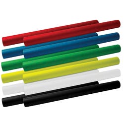 School Smart Fade Resistant Art Rolls, 24 Inches x 12 Feet, Assorted Colors, Pack of 12 1513683