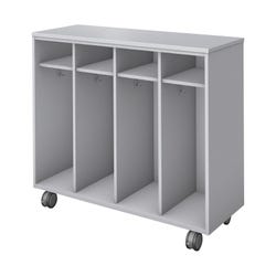 Fleetwood Designer 2.0 Cabinet,Four Lockers, No Door, Laminate Back Panel 4001644