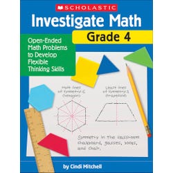 Scholastic Workbook Investigate Math, Grade 4, Item Number 2098715