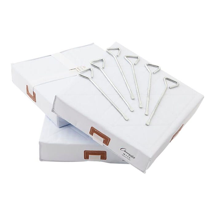 Champion Sports Foam-Filled Quilted Cover Bases, 15 x 15 x 3 Inches, Set of 3, White