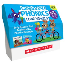 Scholastic Books Laugh-A-Lot Phonics Long Vowels Single Set, Grades PreK-2, Item Number 2098725
