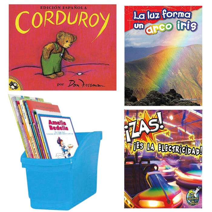 Achieve It! Spanish Leveled Readers K-L Fiction & Nonfiction, Set of 50