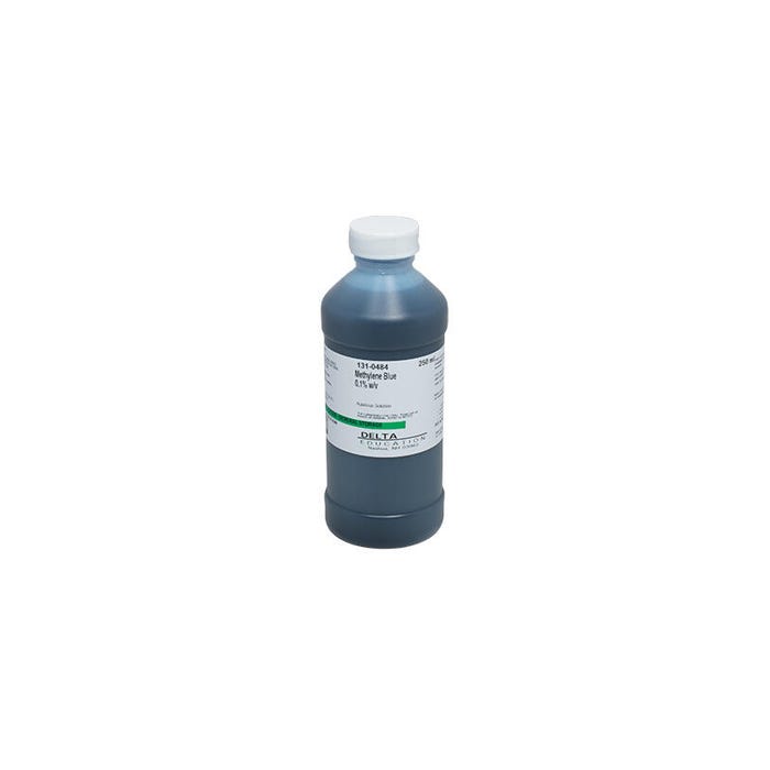 Delta Education Methylene Blue, 0.1%, 250 Milliliter