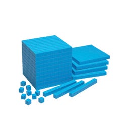 Achieve It! Beginner Base Ten Blocks, Blue, Set of 311, Item Number 2105039