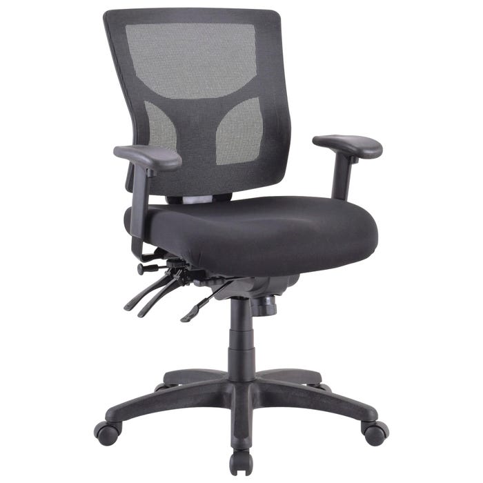 Classroom Select Executive Mesh Back Chair, 24 x 24 x 39 Inches, Black