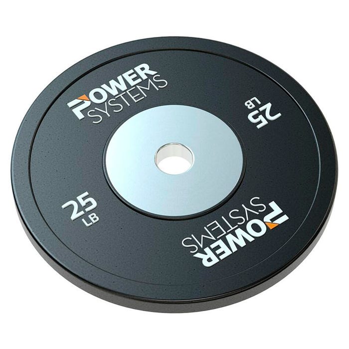 Power Systems Training Plate, 25 Pounds, Black