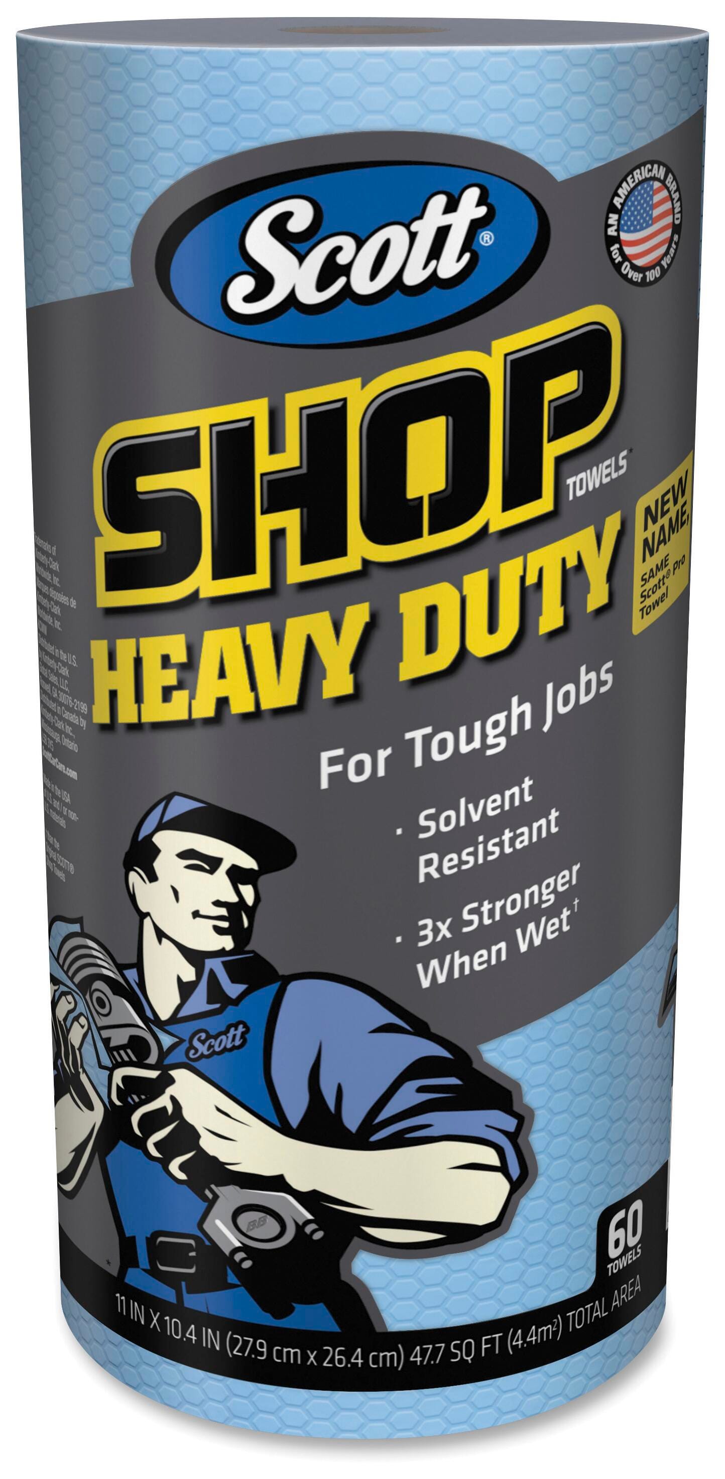 Image for Scott Pro Shop Towels, Blue, Pack of 12 Rolls from School Specialty