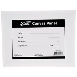 Sax Genuine Canvas Panel, 11 x 14 Inches, White Item Number 2105318