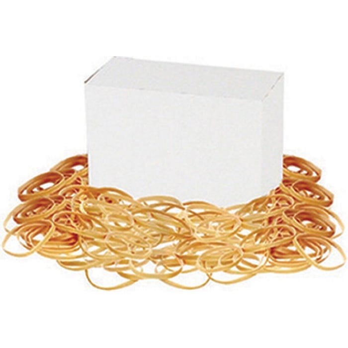 Alliance Latex-Free Rubber Band, No 33, 3-1/2 L x 1/8 W in, 1 lb Box, Crepe