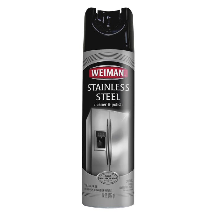 Weiman Stainless Steel Clean/Polish, 17 Ounces, Clear
