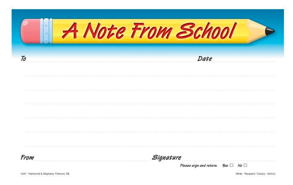 Parent and Teacher Communication Forms, Item Number 1473621