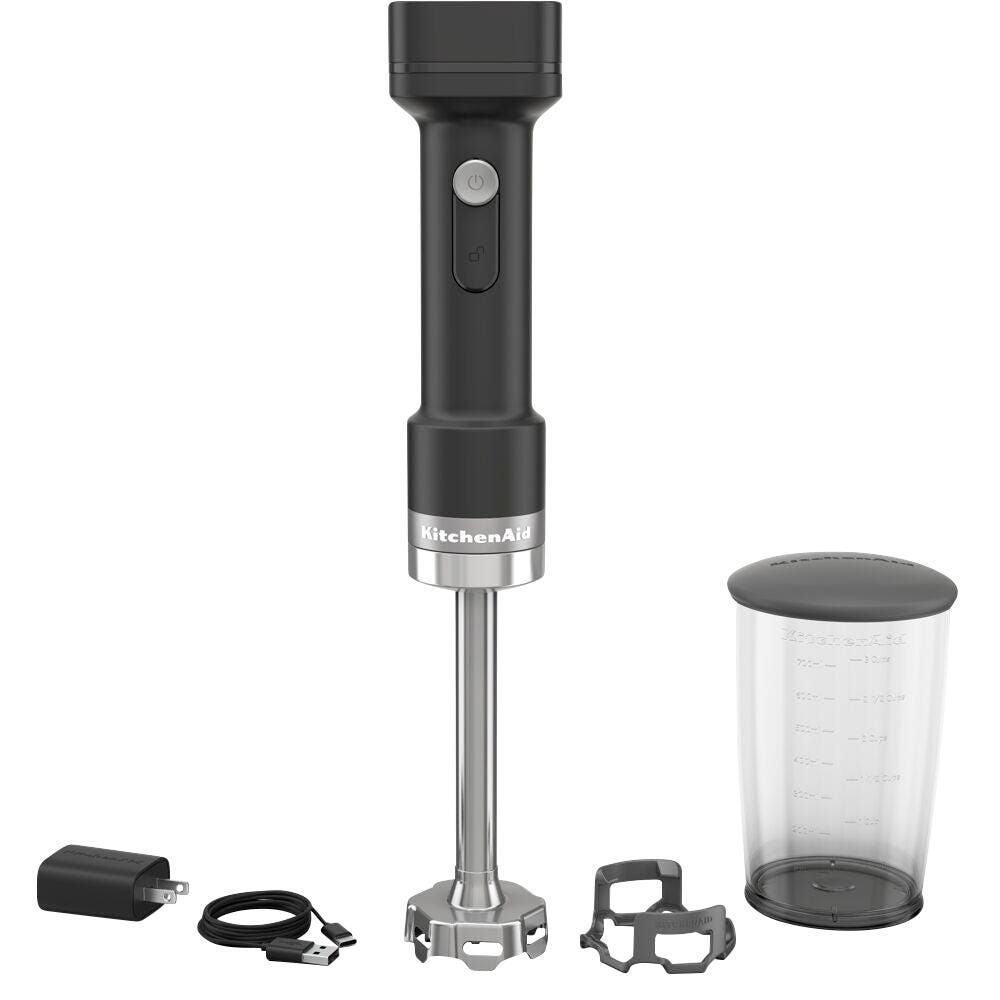 KitchenAid Go Cordless Hand Blender, Battery Included, Matte Black