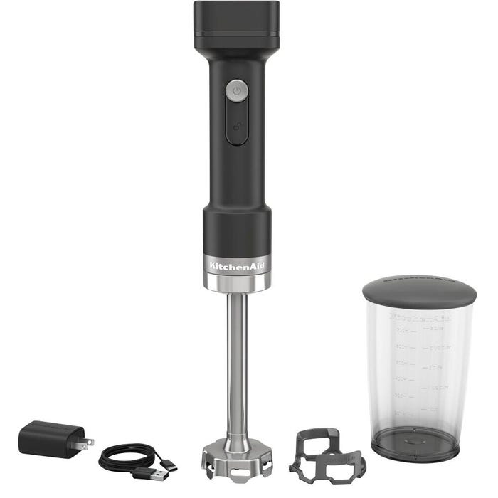 KitchenAid Go Cordless Hand Blender, Battery Included, Matte Black