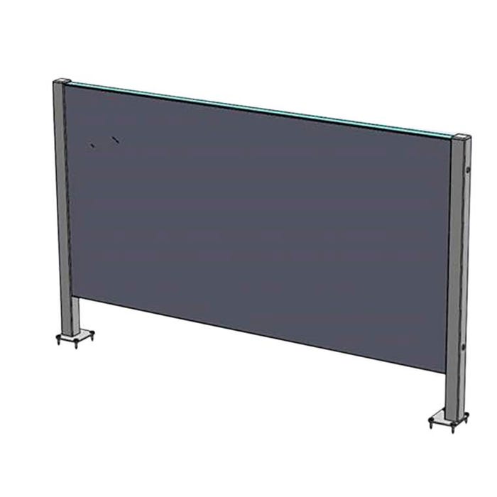 Fleetwood Designer 2.0 Mounting Board, 48 x 24 Inches, Silver Frame