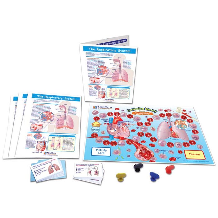NewPath Learning The Respiratory System Learning Center Game, Grades 6 to 10