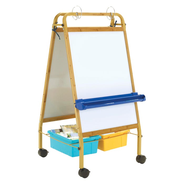 Copernicus Bamboo Early Learning Station with Vibrant Tub Combo, 30 x 26 x 51 Inches
