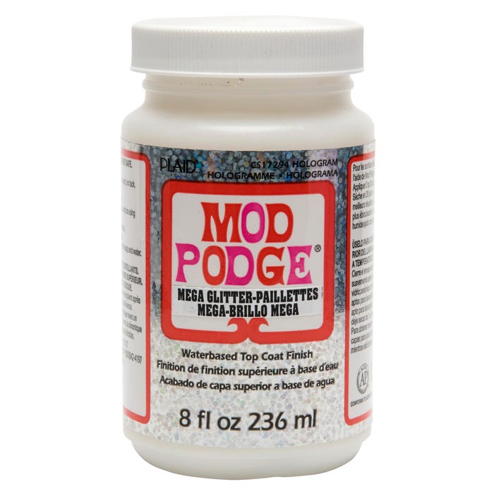Mod Podge Mega Glitter, Hologram, 8 Ounces