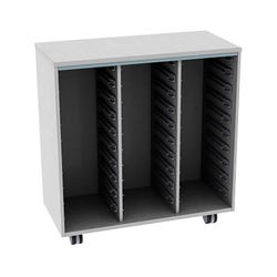 Fleetwood Designer 2.0, 42 x 20 x 44 Inches, 30 Trays Included, No Door, Magnetic Pegboard Back 4001640
