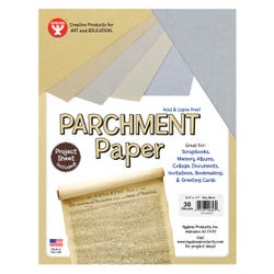 Hygloss Parchment Paper, 8-1/2 x 10 Inches, Sky Blue, Pack of 30 2150646