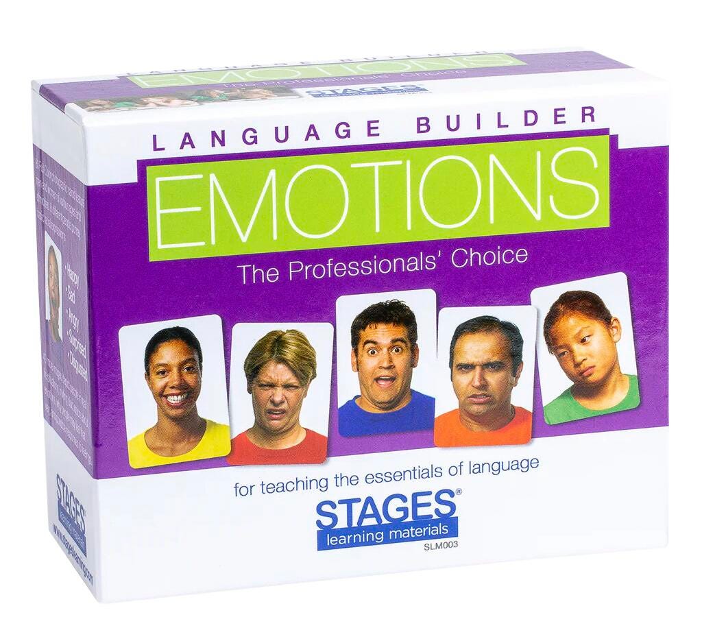 Stages Learning Language Builder Emotion Picture Cards 2151628