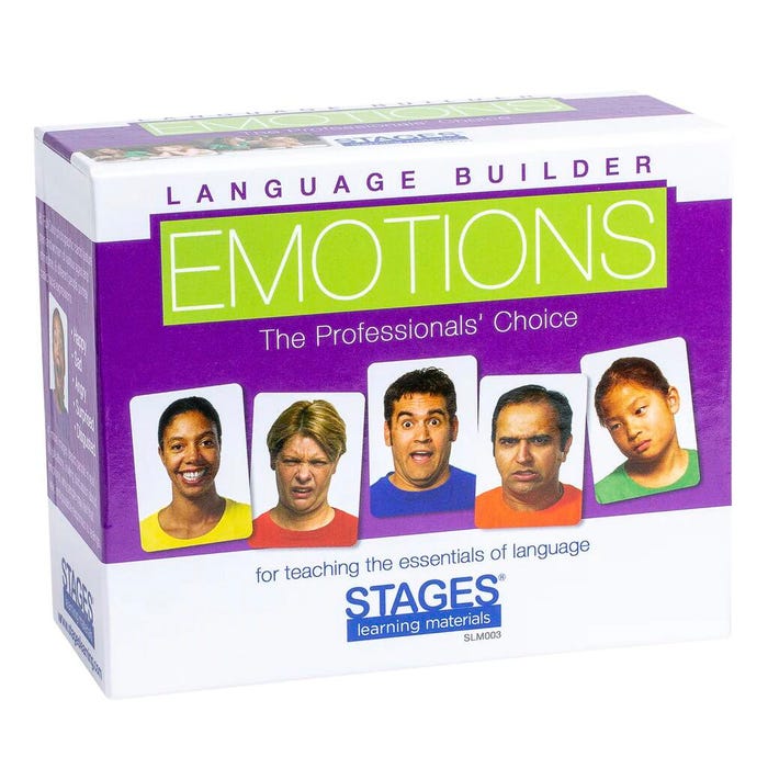 Stages Learning Language Builder, Emotion Picture Cards