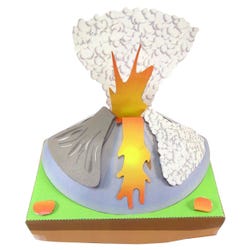 NewPath Learning Volcano 3-D Model Kit, 1 Teacher Guide and 5 Student Guides 2087441