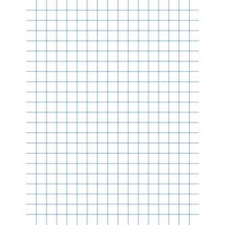 School Smart Graph Paper, 8-1/2 x 11 Inches, 1/4 Inch Rule, White, 500 Sheets 085277