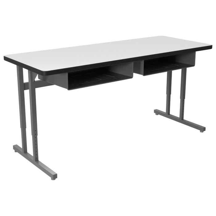 Classroom Select Advocate Pedestal Leg Two Student Desk