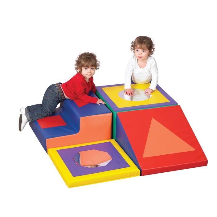 Children's Factory Shape and Play Climber, 40 x 40 x 1 Inches