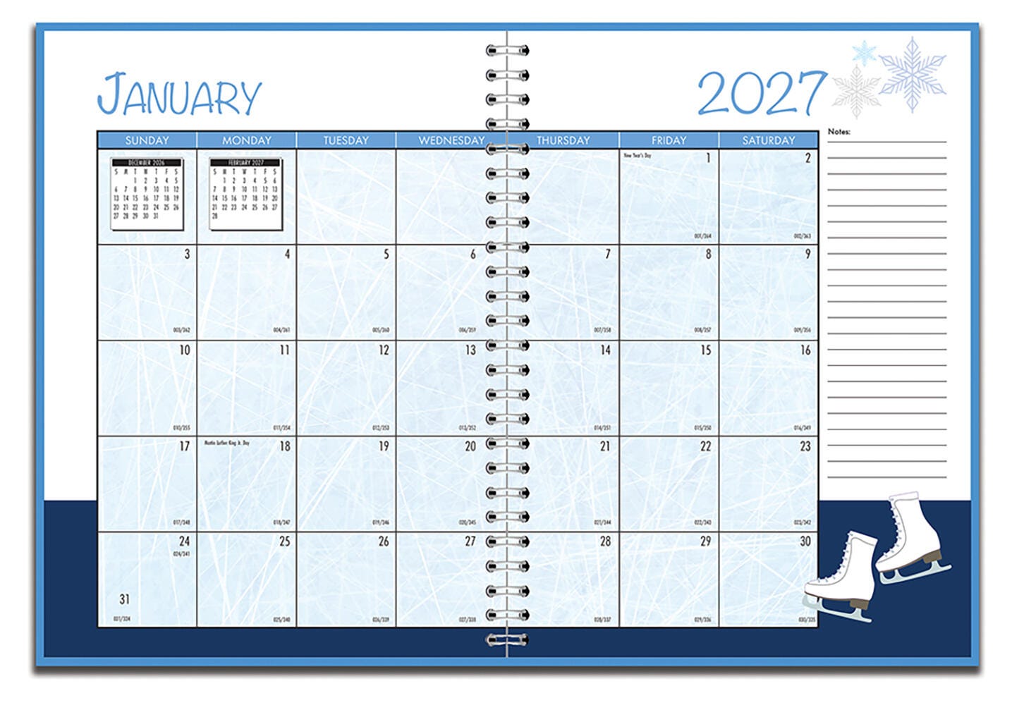 Image for House of Doolittle Recycled Monthly Planner, 2027, 7 x 10 Inches, Seasonal from School Specialty