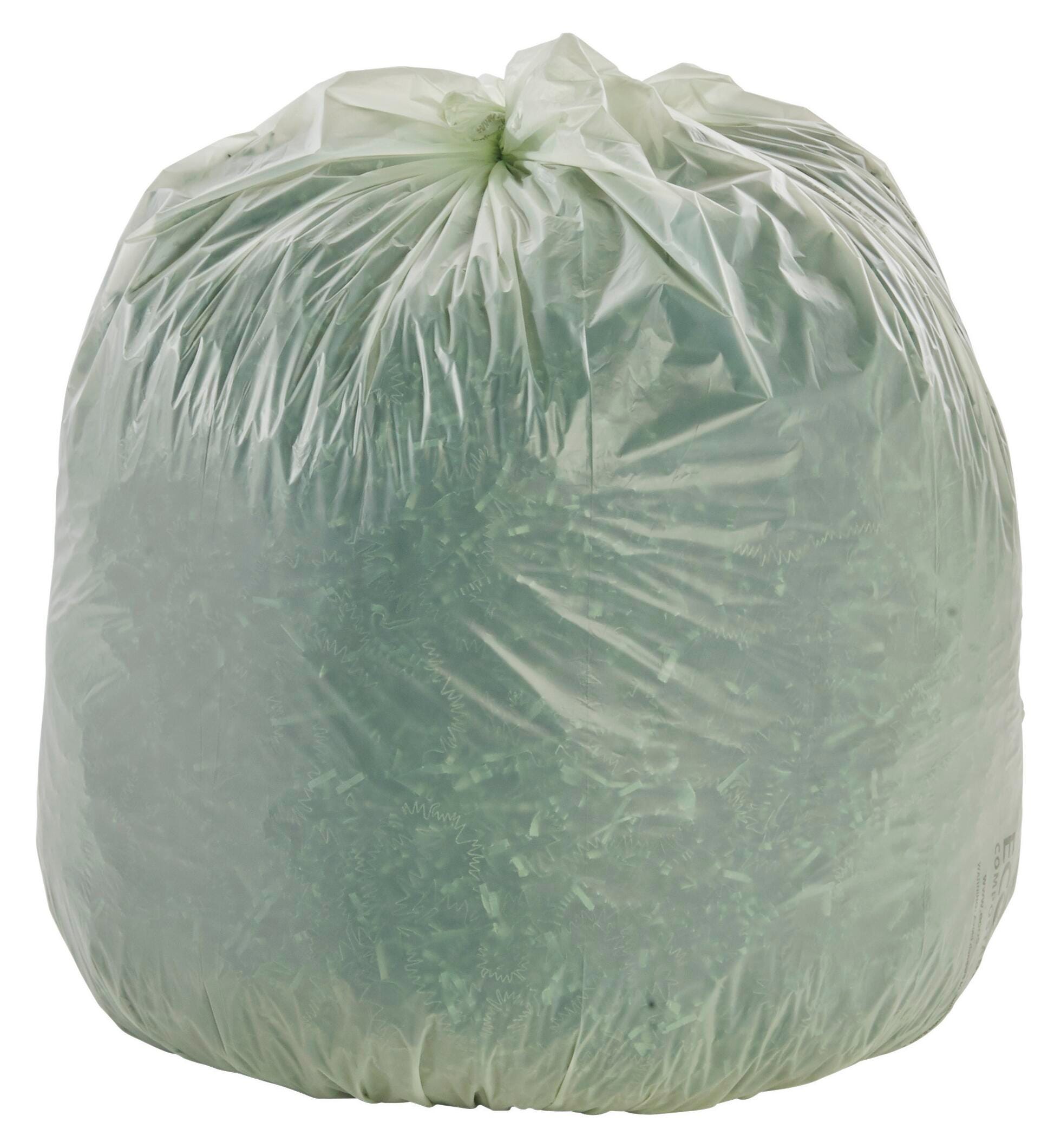 Image for Stout ASTM-6400 Compostable Trash Bags, 30 Gallon, Green, Pack of 48 from School Specialty