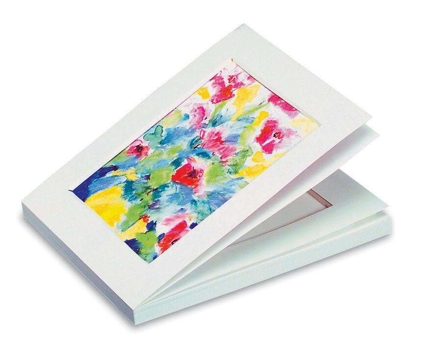 Stu Art Budget Ready Mats with Back, 16 x 20 Inches, White, Pack of 25 239199