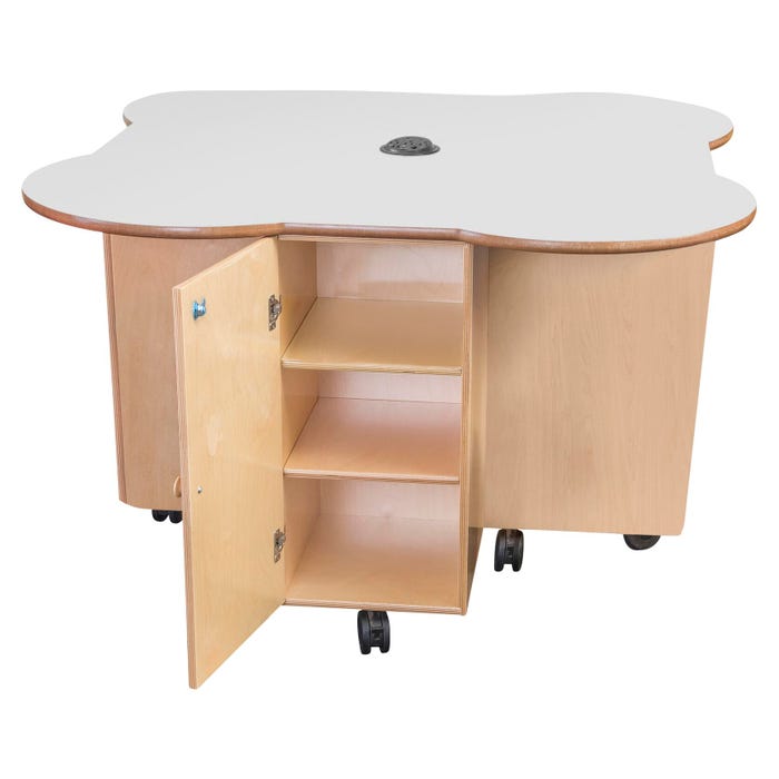 Classroom Select STEAM Table with Markerboard Top, 47-3/4 x 47-3/4 x 30 Inches
