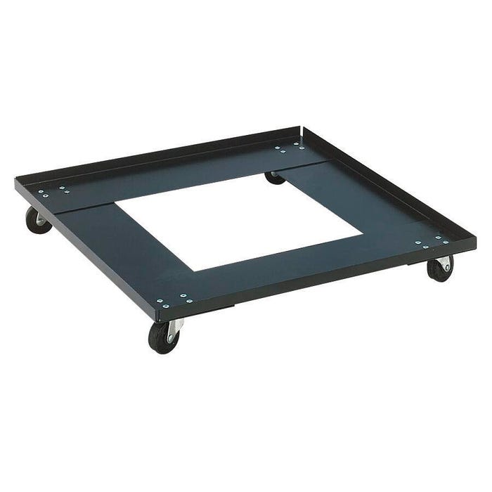 NPS Dolly for 8100 Series Flat Stacking Shell Chair, 23-1/2 x 22-3/4 x 5-3/4 Inches, Steel, Black