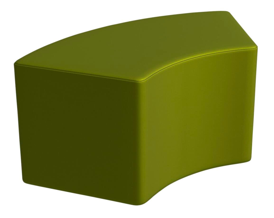 Image for Classroom Select Soft Seating NeoLounge Arc Ottoman with 60 Degree Curve, 38 x 18 x 18 Inches from School Specialty