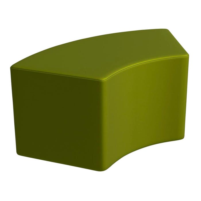 Classroom Select Soft Seating NeoLounge Arc Ottoman with 60 Degree Curve, 38 x 18 x 18 Inches