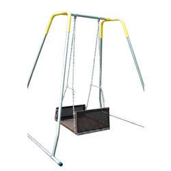 SportsPlay Equipment Wheelchair Swing Platform with Portable Frame, 8 x 8 x 8 Feet