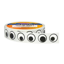 Creativity Street Flat Wiggle Eye Sticker, 10 mm, Black, Pack of 1000, Item Number 401643
